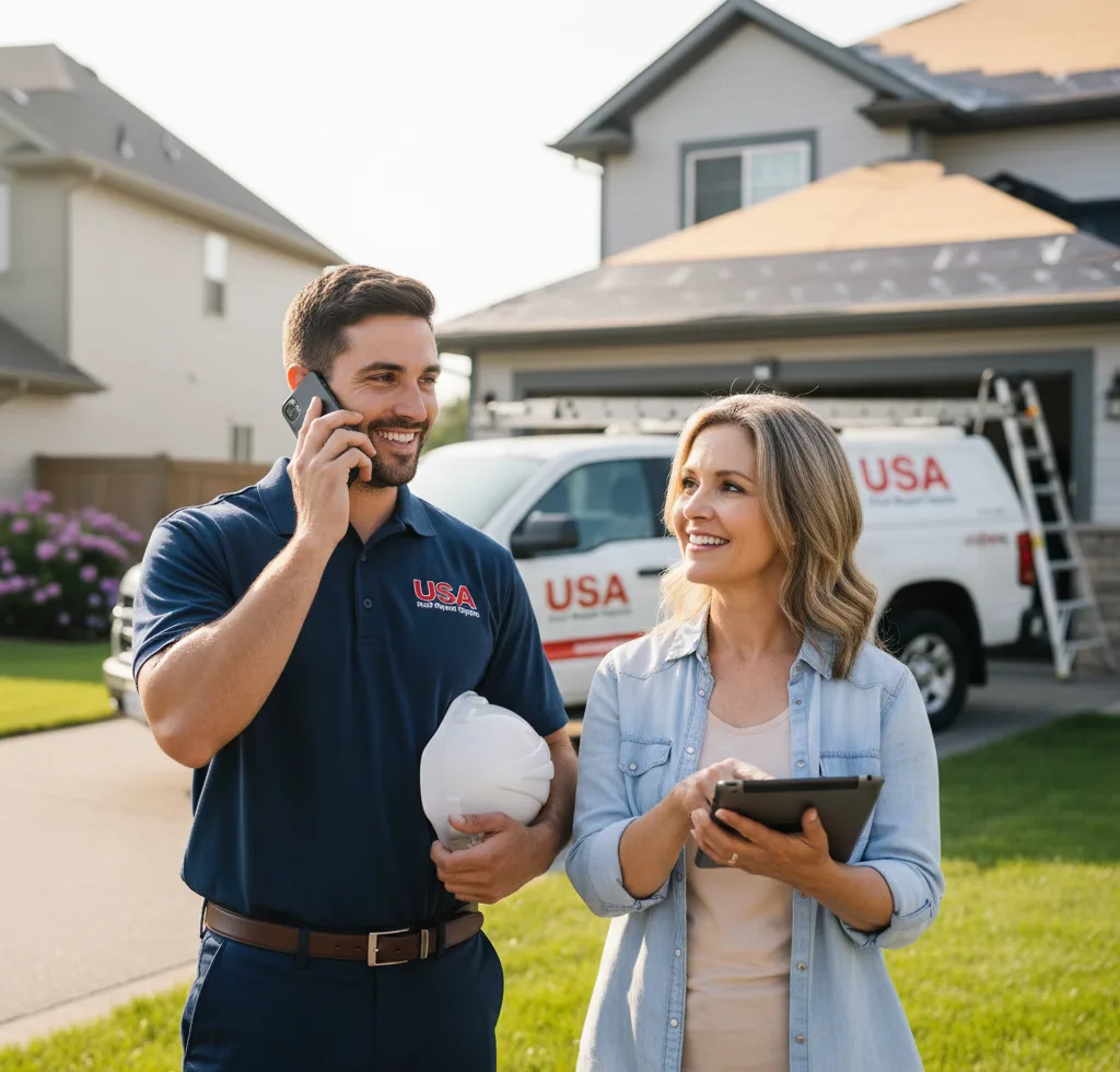 USA Roof Repair Experts customer support in Atwater